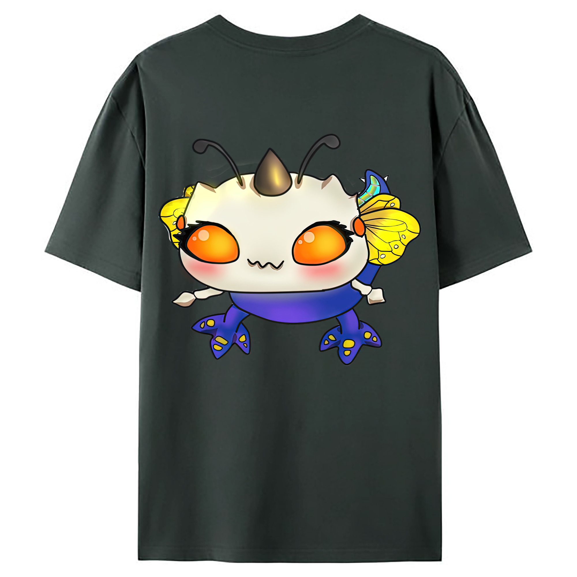 （画像用） リーグ・オブ・レジェンド League of Legends LOL 綿100％ メンズ半袖Tシャツ（バックプリント） 通気性